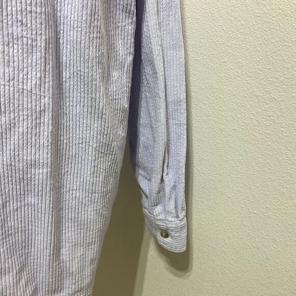 LL Bean Shirt Women's Large Corduroy Button Down Shacket - Picture 6 of 7